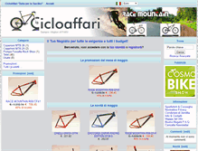 Tablet Screenshot of cicloaffari.com